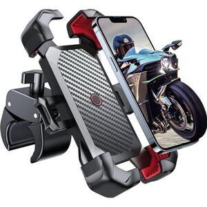 Motorcycle Phone Mount, 100mph Military Anti-Shake Bike Phone Holder